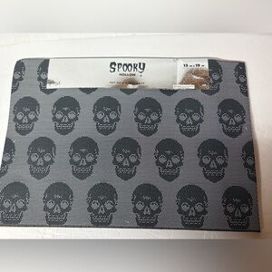 NWT - Halloween Skull Theme Rectangle Placemats